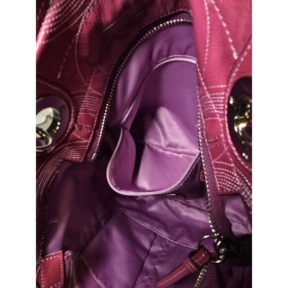 Coach 1941 Alex Pink Patent Leather Tote 14265 - Picture 7 of 10